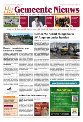 Editie voorpagina
