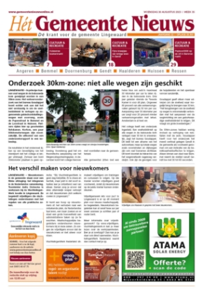 Editie voorpagina