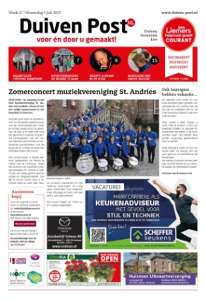 Editie voorpagina