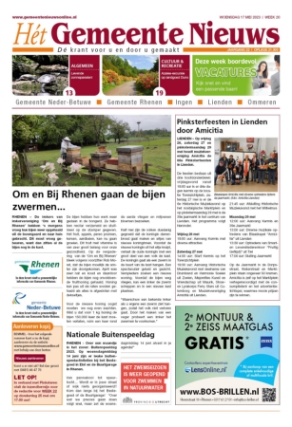 Editie voorpagina