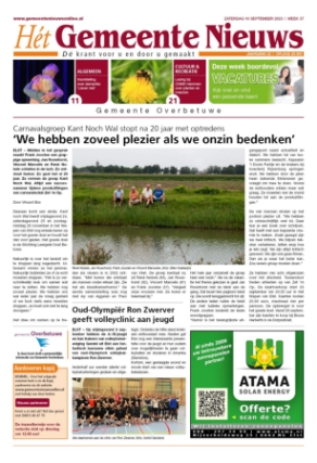 Editie voorpagina
