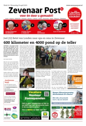 Editie voorpagina