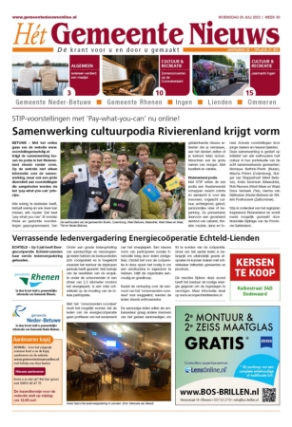 Editie voorpagina