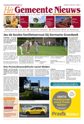 Editie voorpagina