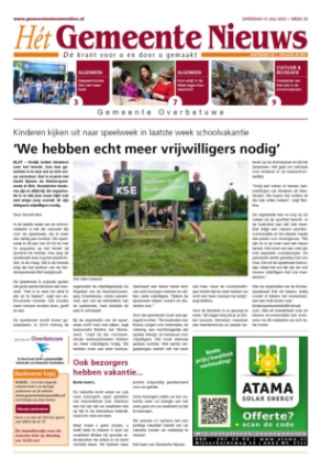 Editie voorpagina