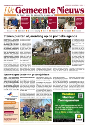 Editie voorpagina