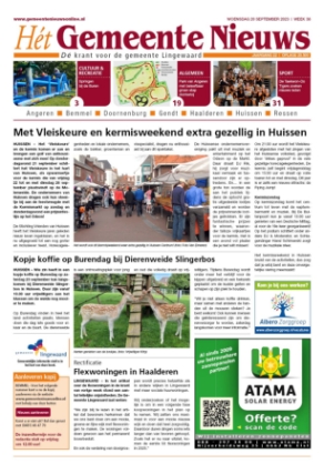Editie voorpagina