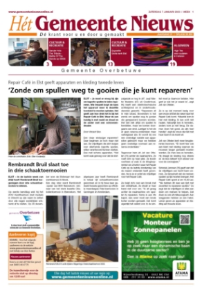 Editie voorpagina