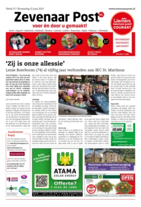 Editie voorpagina