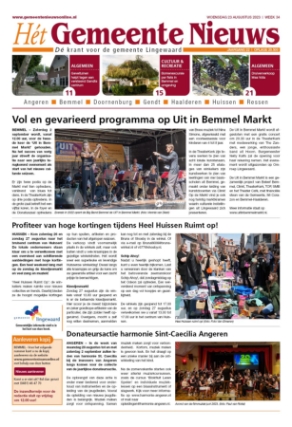 Editie voorpagina