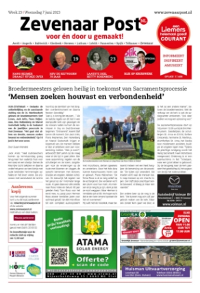 Editie voorpagina