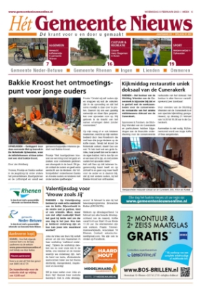 Editie voorpagina