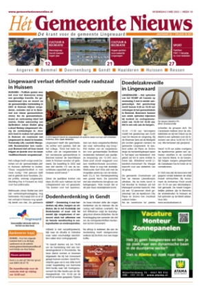 Editie voorpagina