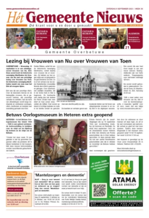 Editie voorpagina