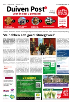 Editie voorpagina