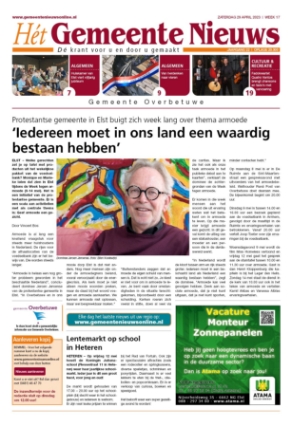 Editie voorpagina