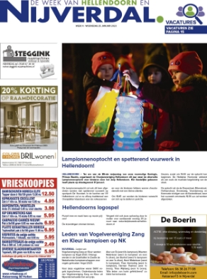 Editie voorpagina