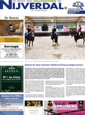Editie voorpagina
