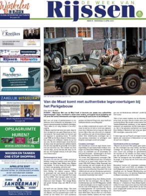 Editie voorpagina