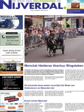 Editie voorpagina