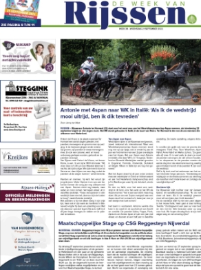 Editie voorpagina