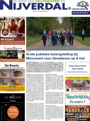Editie voorpagina