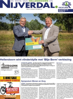 Editie voorpagina